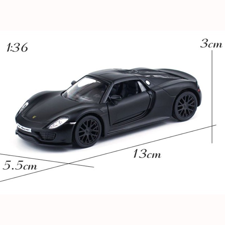 Xe mô hình kim loại tỷ lệ 1:36 Porche 918