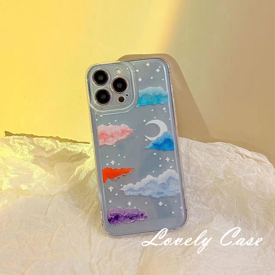 Ốp Điện Thoại Mềm Họa Tiết Hành Tinh Cho IPhone 14 13 12 11 Pro Max X XR Xs Max 8 7 6 6s Plus SE 2020