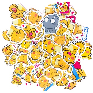Sticker/ Hình dán Khủng Long Vàng