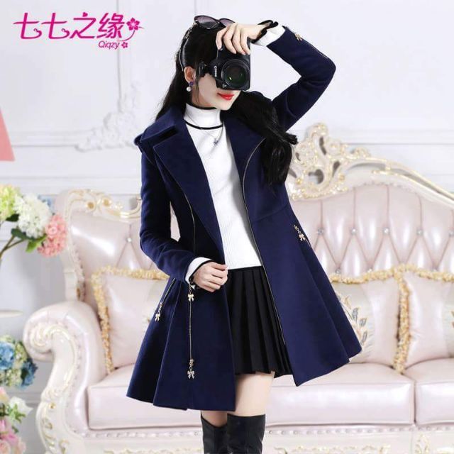 Áo Khoác Vest Nữ Form Dài Hàn Quốc Cao Cấp