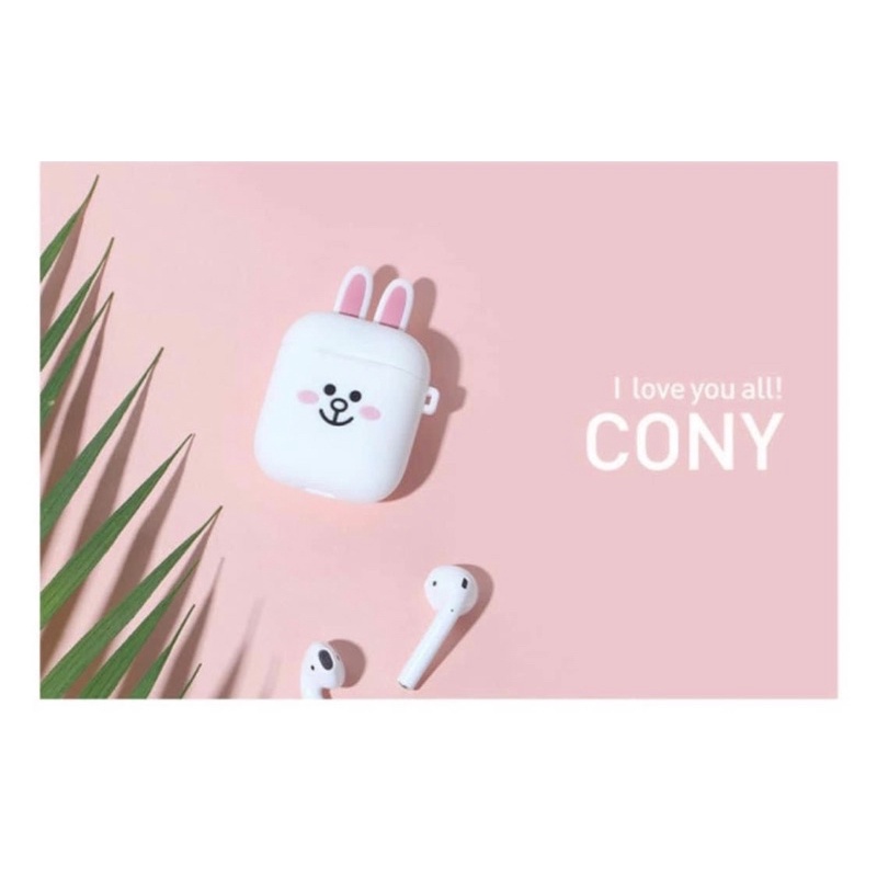 Ốp bảo vệ tai nghe airpods2 silicone Linefriends