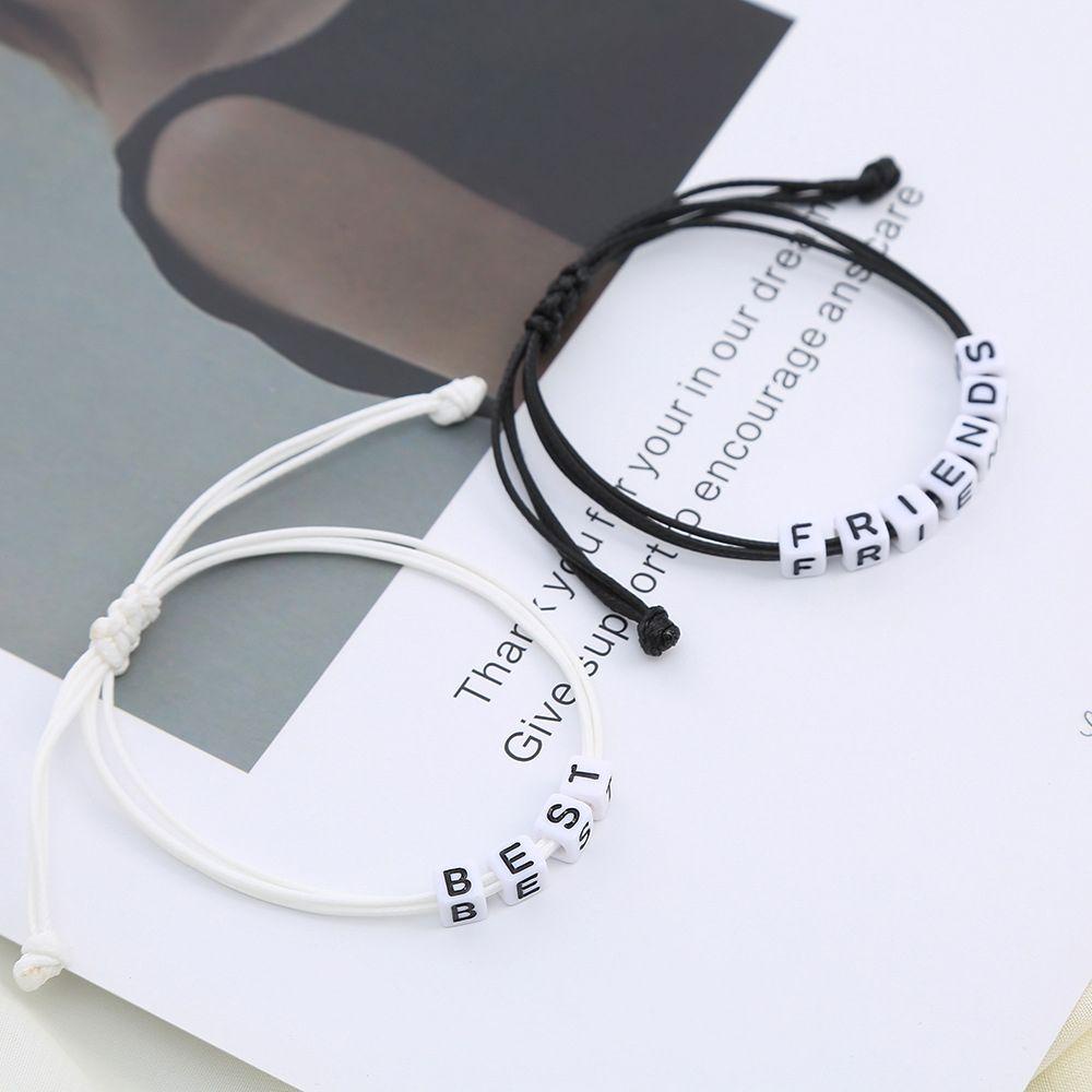 Vòng Tay Dây Bện Phối Hạt Dễ Điều Chỉnh Thời Trang Cho Nam Và Nữ