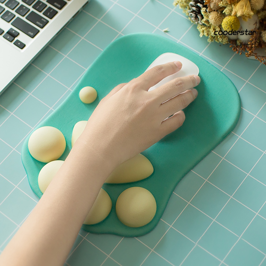 Tấm Lót Chuột Mềm Mại Chống Trượt Có Đệm Cổ Tay Cho Văn Phòng