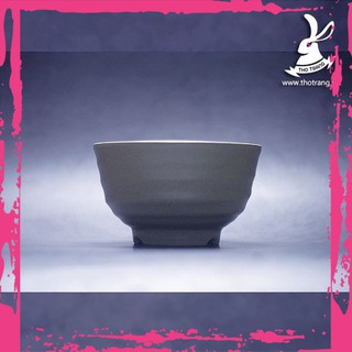 [Mẫu Mới]Tô tròn sâu lòng loại dầy cao cấp màu nâu Nhựa Melamine Đài Loan