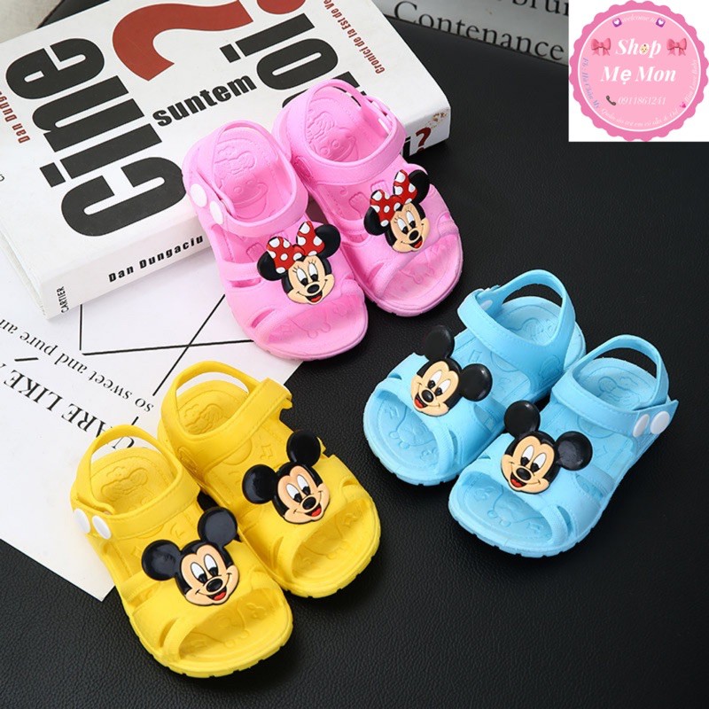 dép nhựa mềm nhẹ Mickey minie bé gái ( có sẵn )