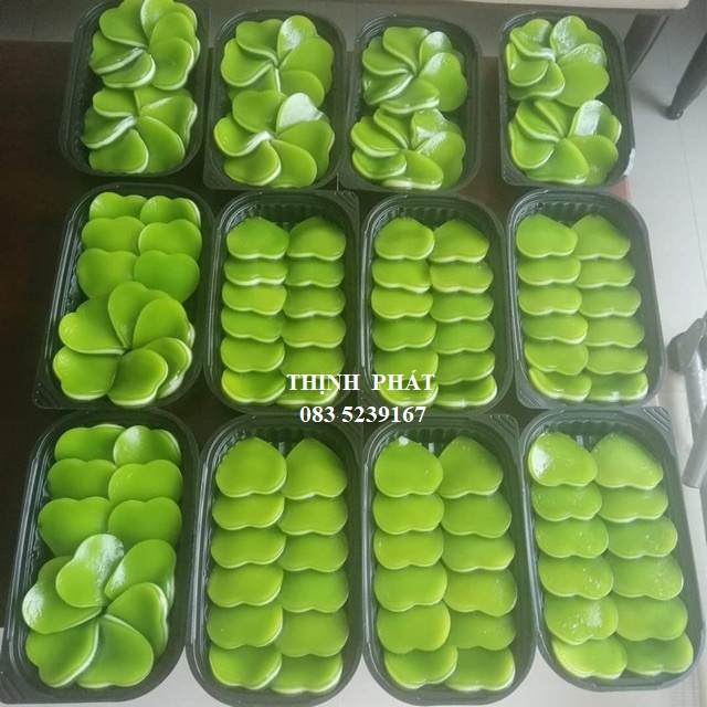 Bộ 50 hũ bánh flan hình tim