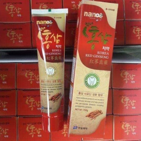 SIÊU KHUYẾN MẠI: COMBO 5 HỘP KEM ĐÁNH RĂNG HỒNG SÂM THƯỢNG HẠNG HÀN QUỐC
