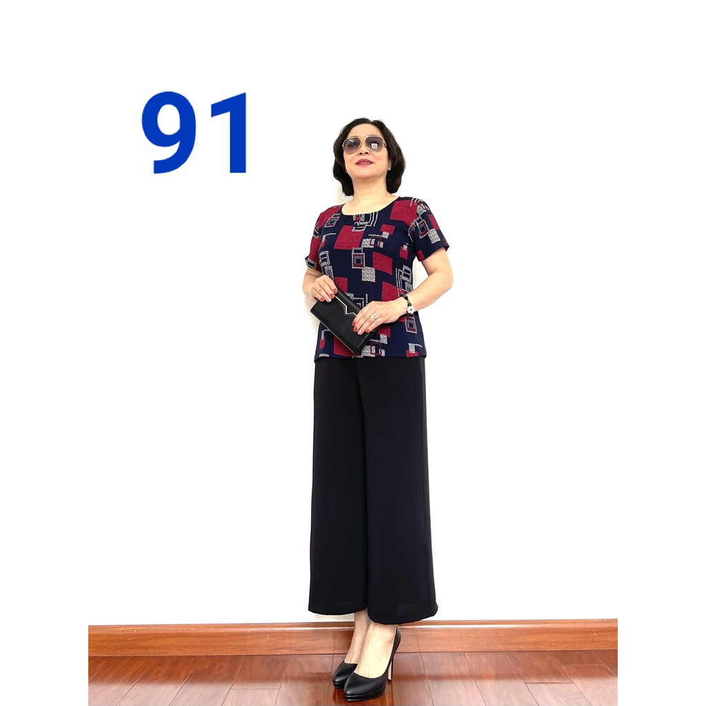 [Xả Hàng] Bộ đồ phối áo lụa hàn châu, quần đũi cao cấp, Siêu mềm, Siêu mát - (84)- Laddy_store