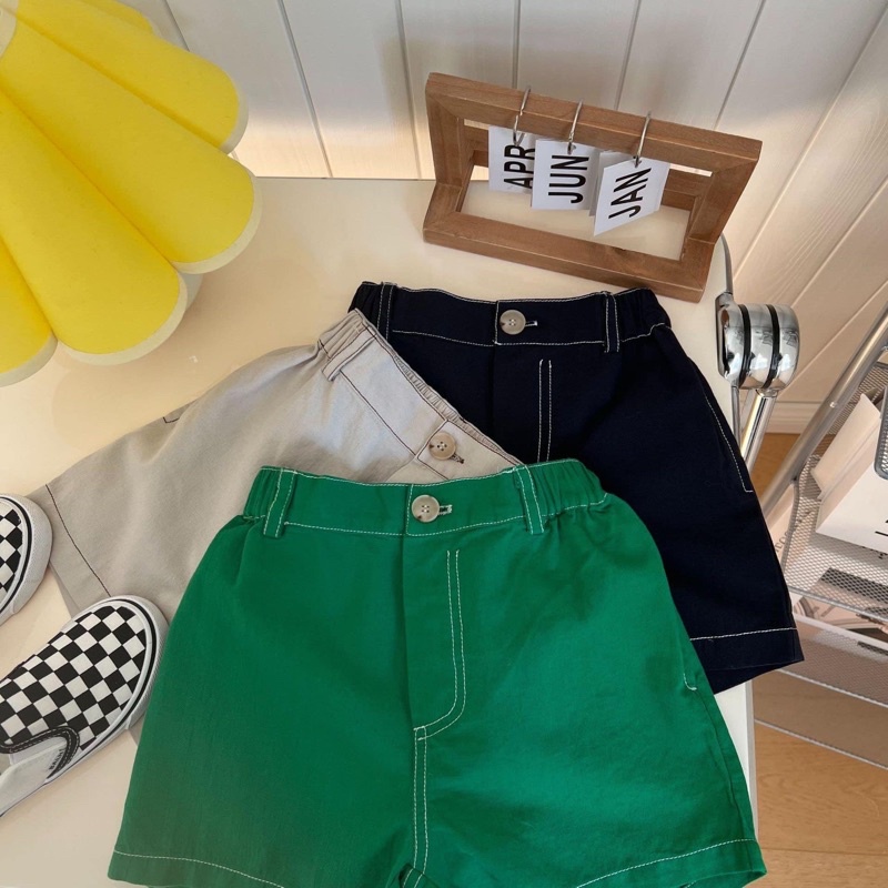 QUẦN SHORT KAKI TRƠN BÉ TRAI