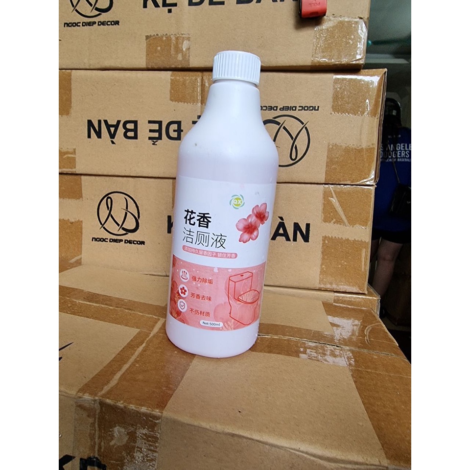 Lọ tẩy rửa nhà Vệ Sinh - Hương anh đào 500ml