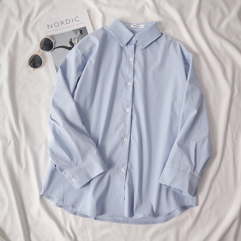 Áo sơ mi nữ, áo sơ mi dài tay đủ size hàng order Taobao