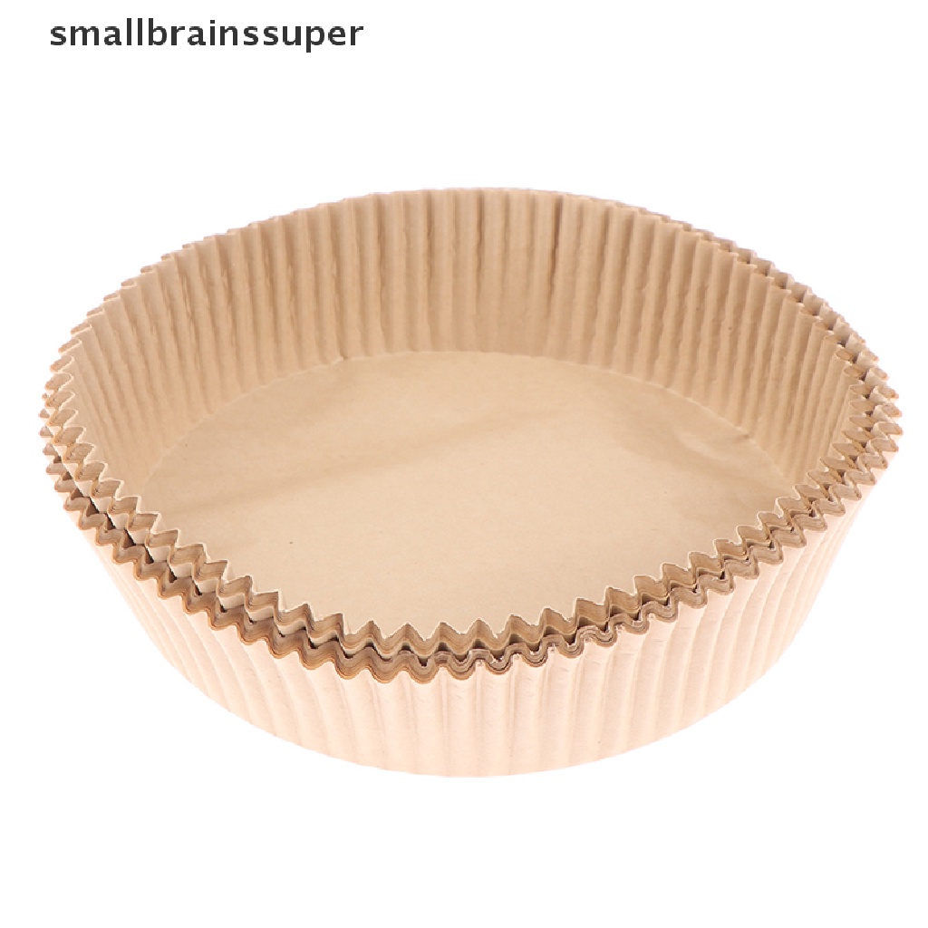 Smallbrainssuper 50x Air Fryer Disposable Paper Liner Mat Non-stick for Baking Roasting Oil-proof SBS