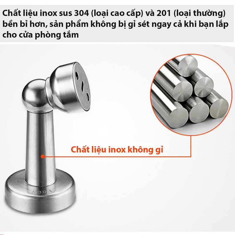 Chặn cửa chống va đập hít nam châm siêu mạnh Davia HT856