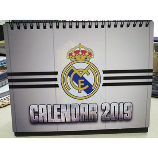Lịch để bàn Real 2019