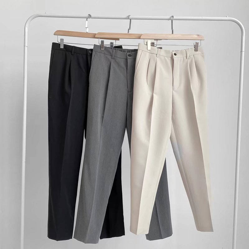 Quần Kaki Ống Đứng Phong Cách Hàn Quốc Cho Nam