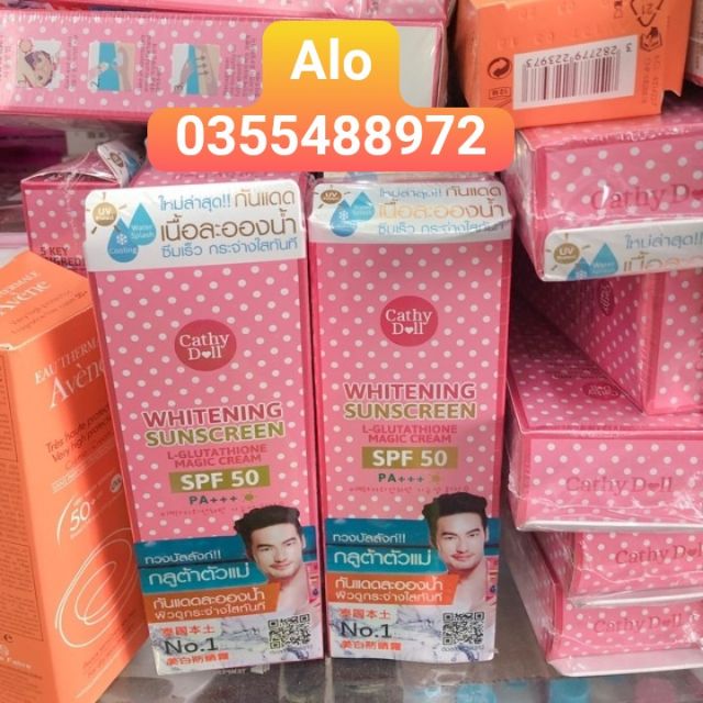 Kem chống nắng Whitening Sunscreen Cathy Doll 138ml