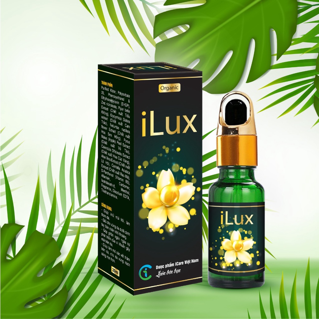Khử mùi hôi nách iLux 20ml chính hãng dược phẩm iCare