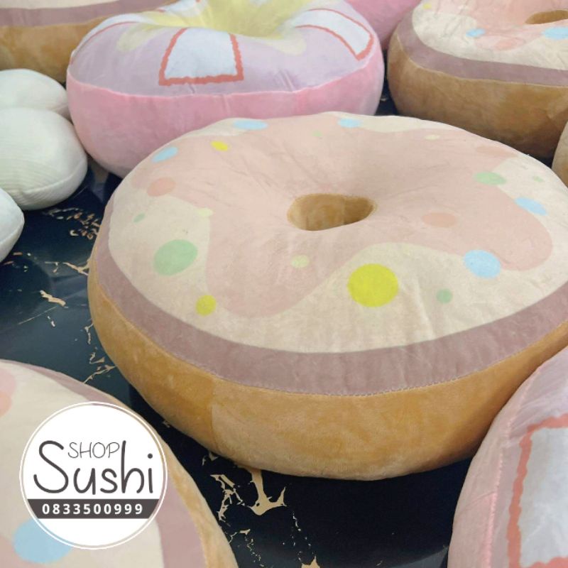 Gối tựa lưng, gối ôm, đệm ngồi hình bánh donut