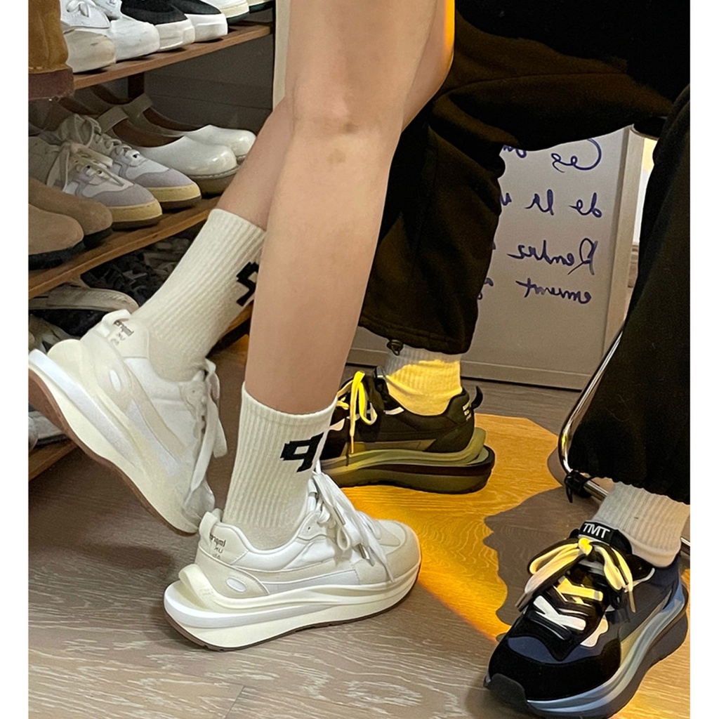 Giày Thể Thao Đế Dày Nâng Chiều Cao 2022 Dễ Phối Đồ Thời Trang Xuân Hè Cho Nữ