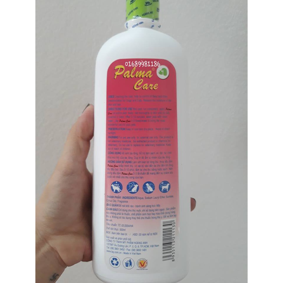 Dầu Tắm Chó Mèo  Palma Care  3in 1
