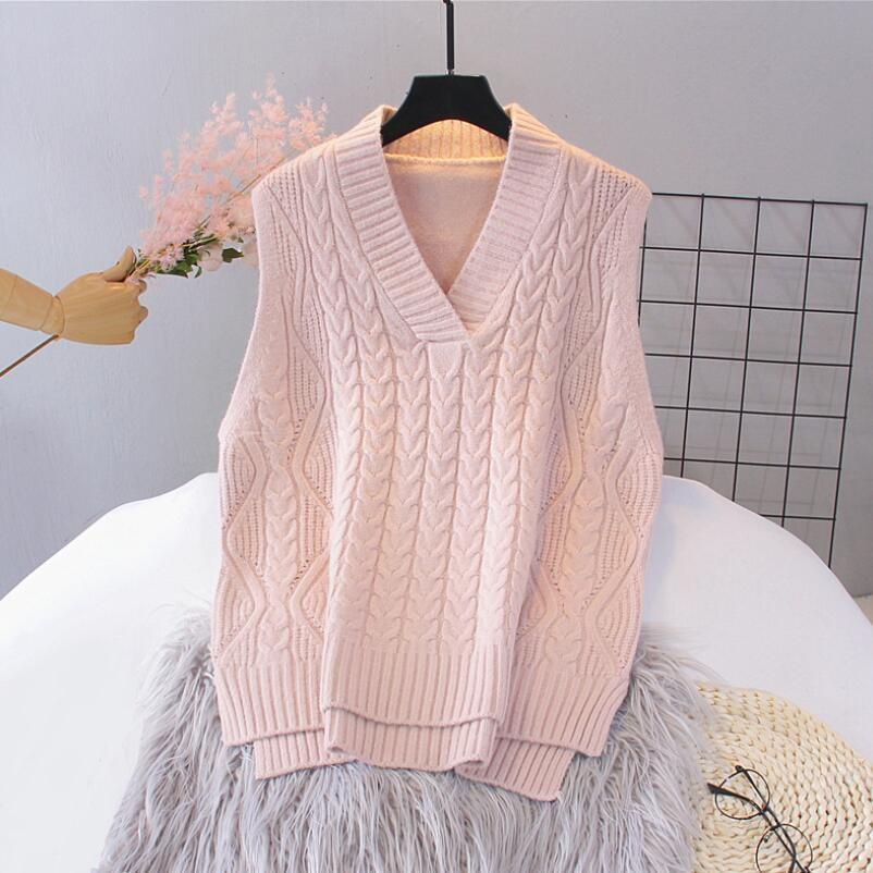 [ Mã 151FASHIONSALE1 giảm 10K đơn 50K ] Áo Len Nữ Sát Nách Dáng Rộng Phong Cách Hàn Quốc Mới 2021 | BigBuy360 - bigbuy360.vn