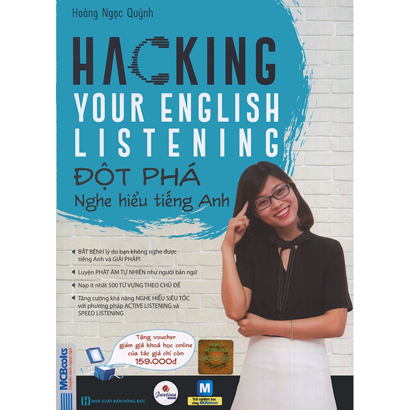 Sách - Hacking your English listening - Đột phá nghe hiểu tiếng Anh (nghe qua app)