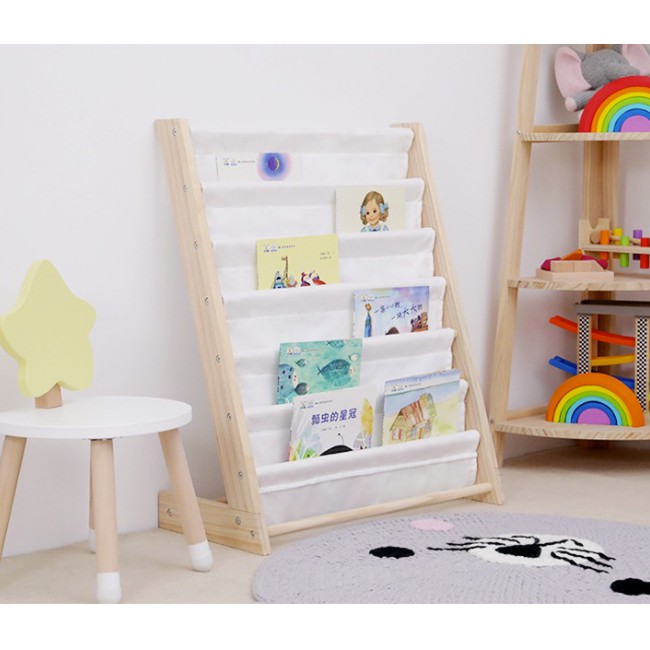 COMBO 5 KỆ SÁCH VẢI MONTESSORI CHO BÉ