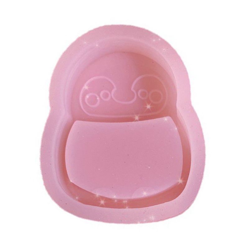 Khuôn Silicone Làm Móc Khóa Hình Chim Cánh Cụt
