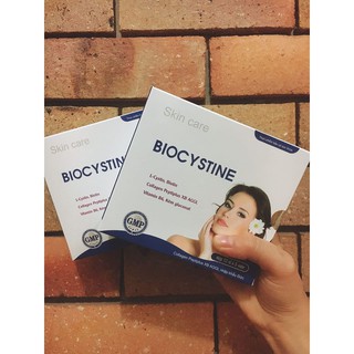 BIOCYSTINE Hỗ Trợ Giảm Mụn Đẹp Da Tóc
