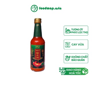 Tương Ớt Sạch Phúc Lộc Thọ Vị Cay Vừa - Chai Thủy Tinh - FoodMap