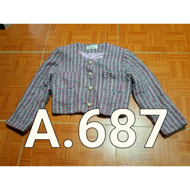 ÁO KHOÁC DẠ CROPTOP