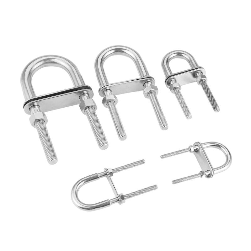 Chốt Chữ U Gắn Dây Thừng Thuyền M5 M6 M8 M10 M12