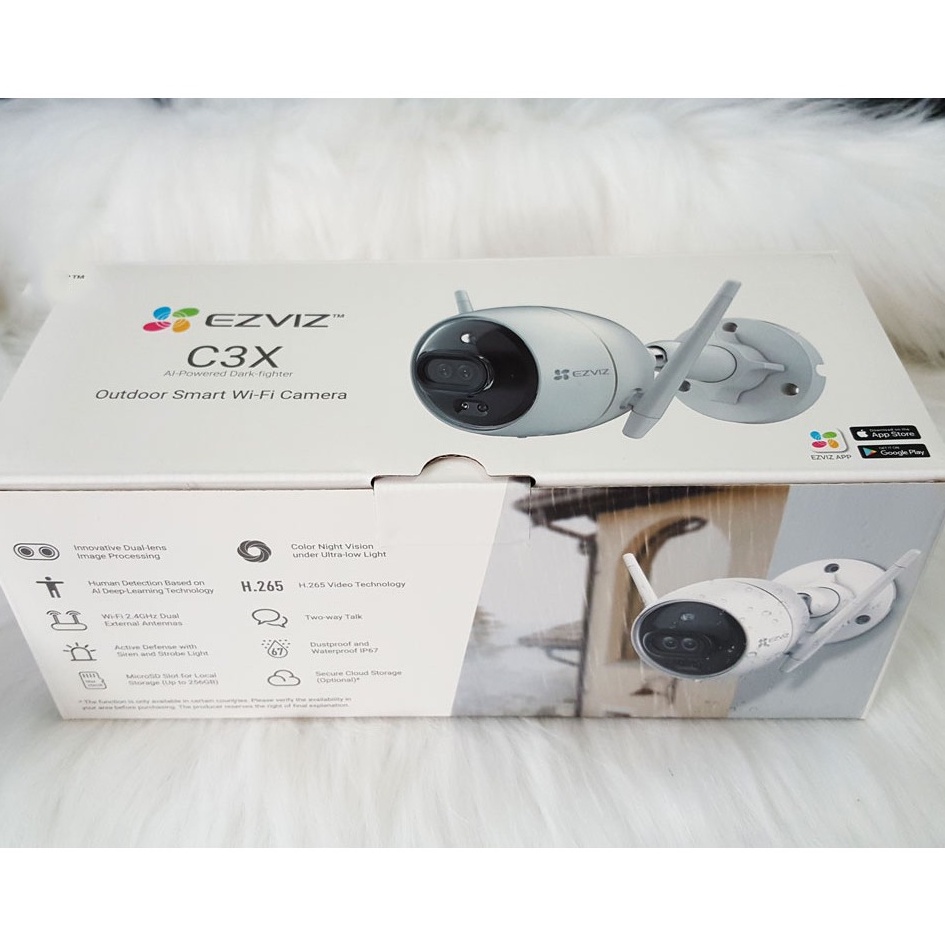 Camera Wifi ngoài trời EZVIZ C3X CS-CV310-C3-6B22WFR 2.0Mp 1080p - Ban Đêm Có Màu - Đàm thoại 2 chiều - Hàng chính hãng