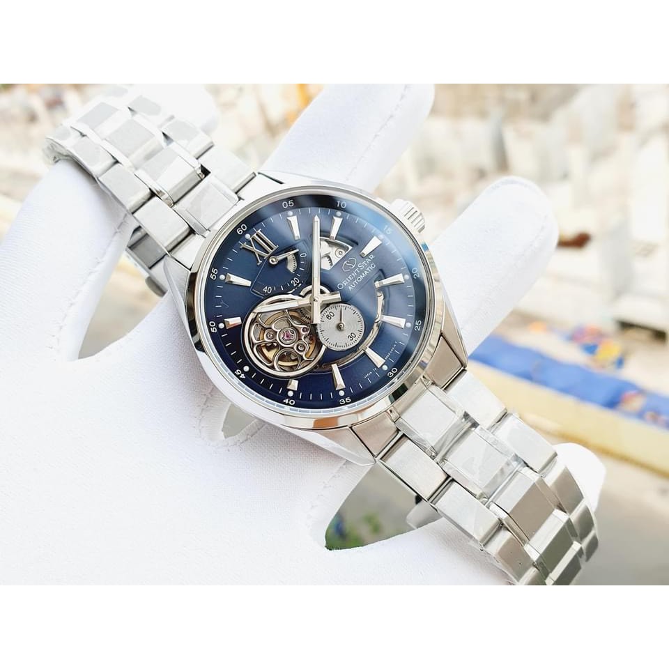 Đồng hồ nam Orient Star Joker Skeleton Blue - SDK05002D