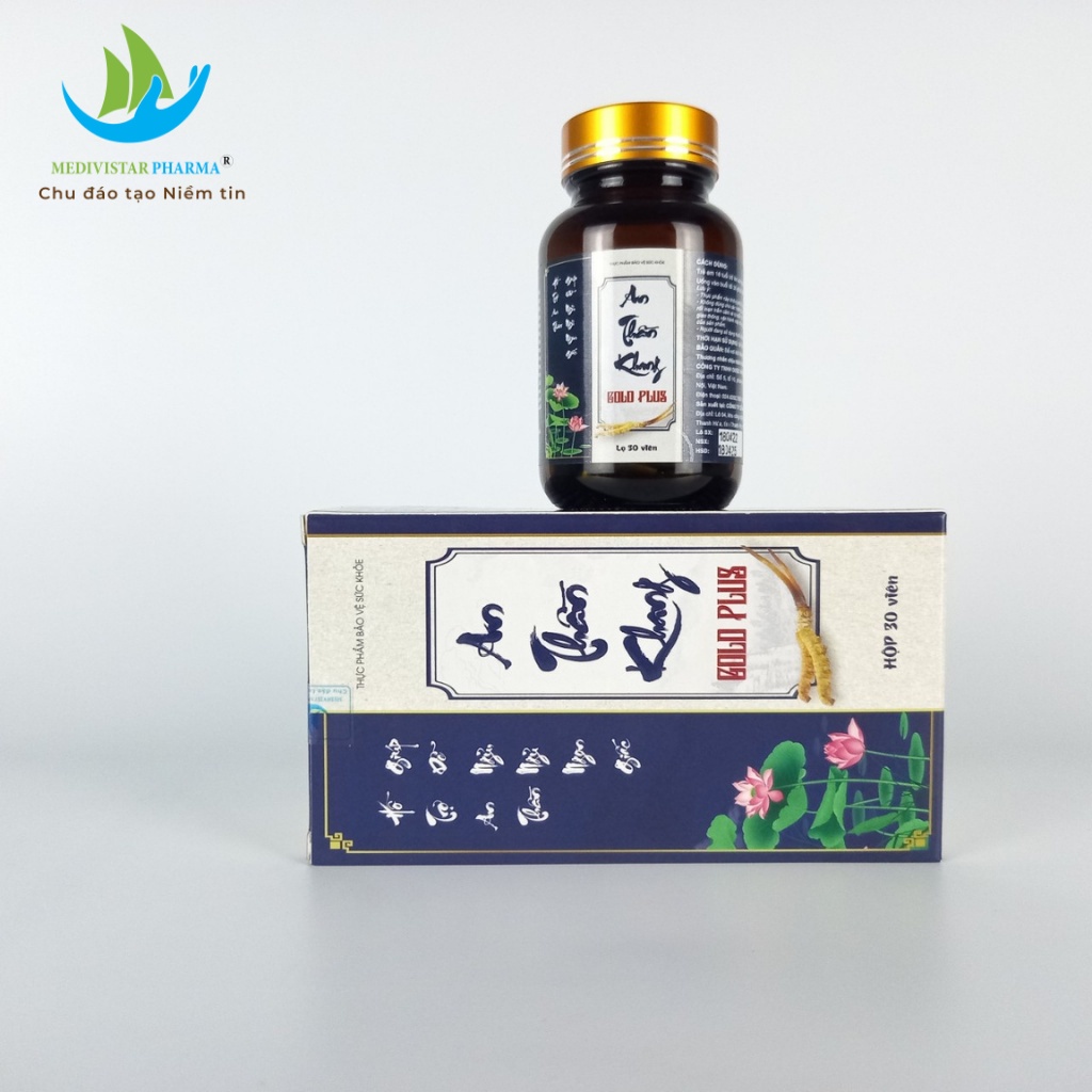 Viên Uống Ngủ Ngon An Thần Khang MEDIVISTA PHARMA Giúp Giảm Căng Thẳng, Không Lo Nặng Đầu Khi Thức Giấc 30 Viên/ Hộp