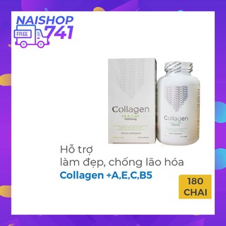 Viên uống Collagen AEC B5 12000mg đẹp da chống lão hóa, Hộp 180 viên
