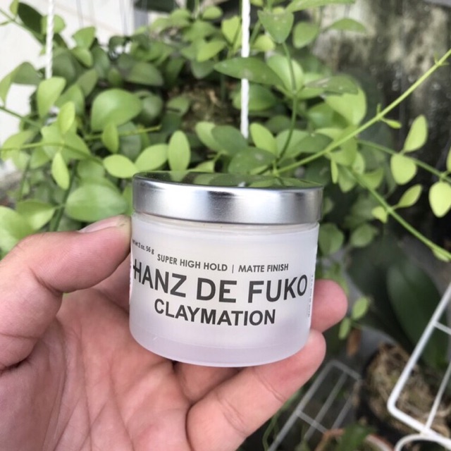 Hanz de Fuko Claymation - Sáp vuốt tóc nam cao cấp cho tóc dày khô 56ml