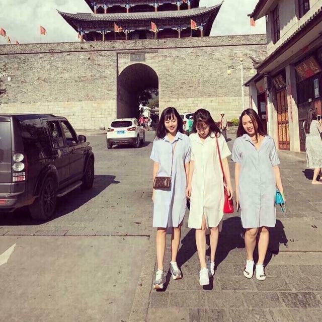 Áo sơ mi dáng dài