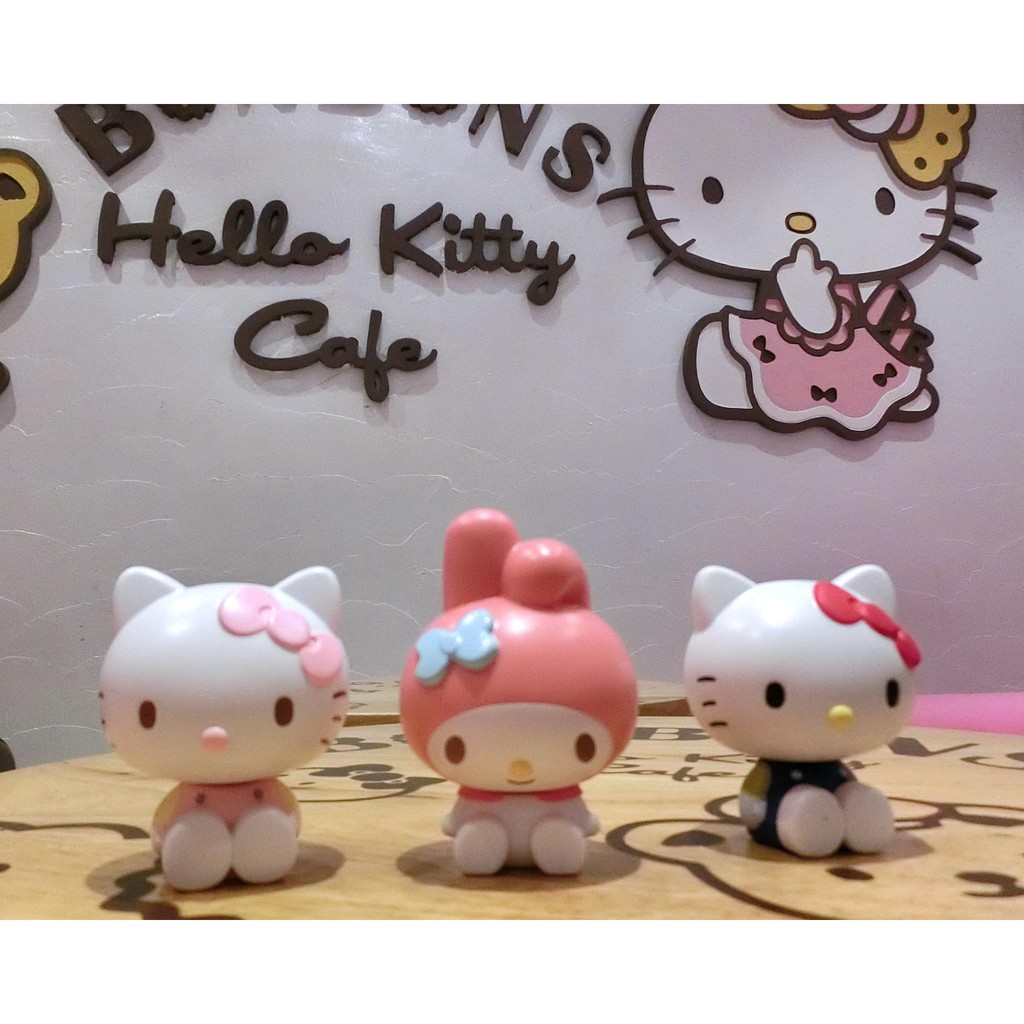 Que Cắm Trang Trí Bánh Sinh Nhật Hình Hello Kitty &amp; My Melody Dễ Thương