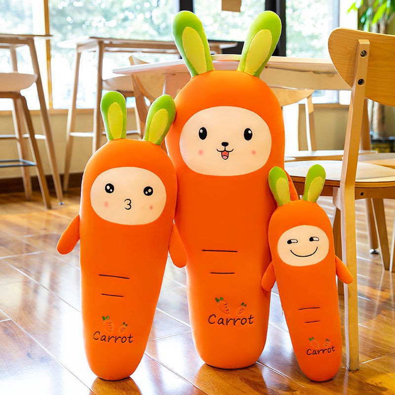 Đồ chơi thỏ/ cà rốt nhồi bông đáng yêu
