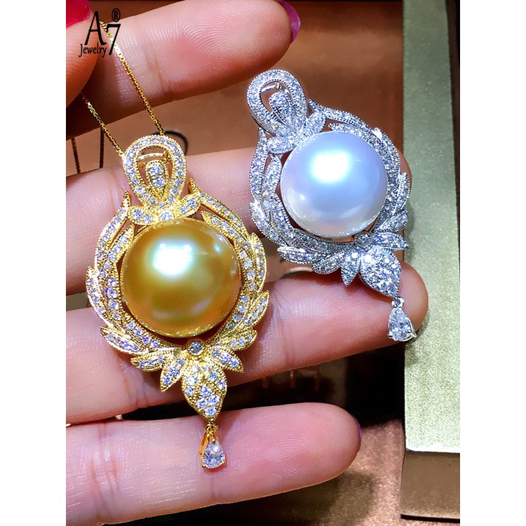 Vòng cổ Ngọc Trai Mặt Vỏ Sò Cho Nữ A7