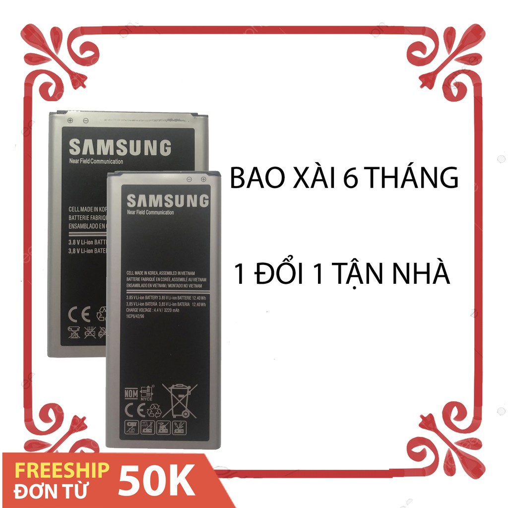 [Mã ELFLASH3 hoàn 10K xu đơn 20K] Pin SamSung Galaxy Note 3 / Note 4