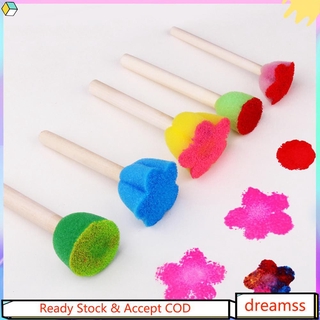 Set 5 Cọ Bọt Biển Vẽ Tranh Cho Bé