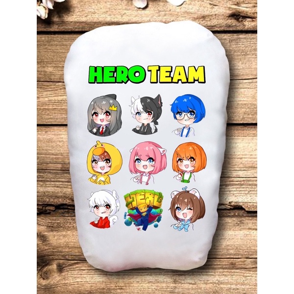 gối ôm ngủ hero team 2 mặt ảnh 25-50cm