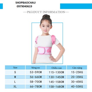 Đai chống gù lưng cho trẻ em