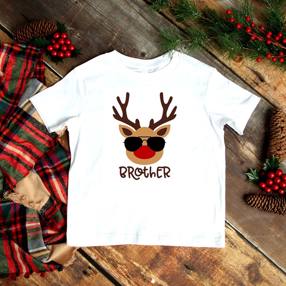 Trẻ Em Chúc Mừng Giáng Sinh Ấm Cúng Đến Em Gái Áo Thun Kỳ Nghỉ Giáng Sinh Quà Tặng