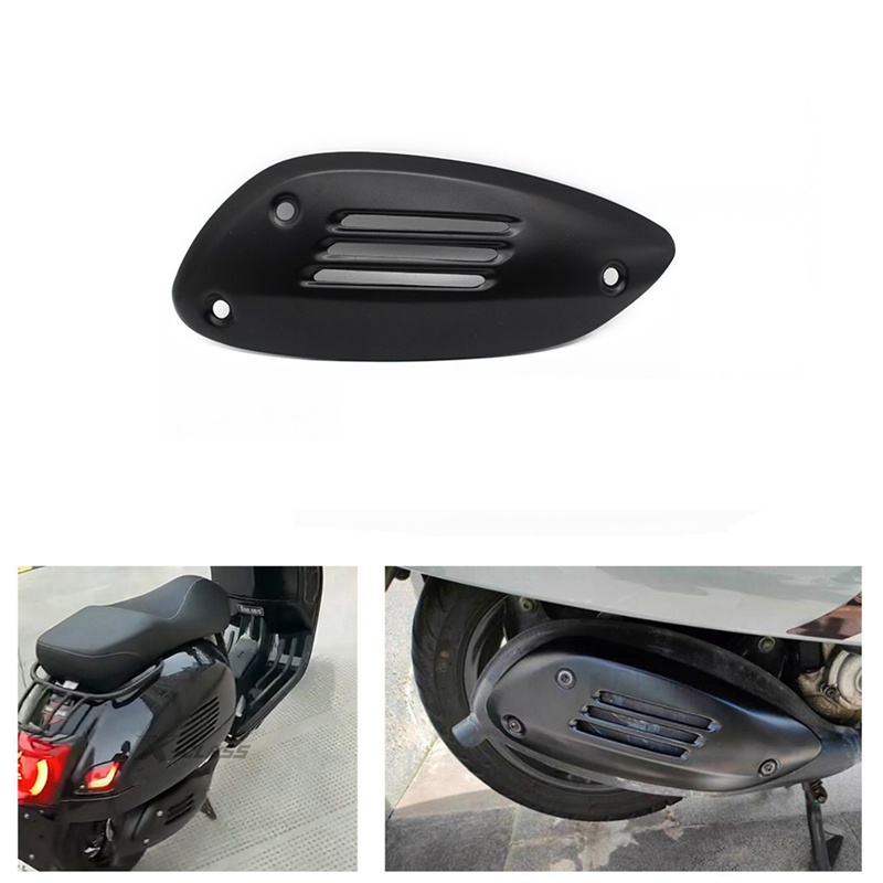 Ốp Bảo Vệ Ống Xả Nhiệt Bên Phải Dành Cho Xe Máy VESPA GTS 125 250 300 GTV GTE 2013-2021