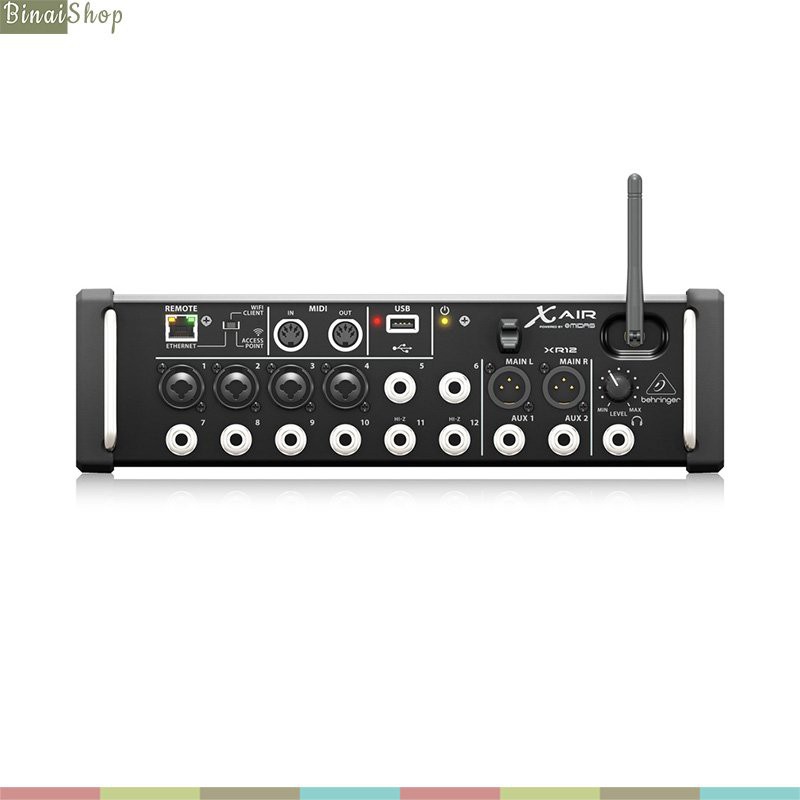 Behringer X Air XR12 - Bàn Trộn Micro Kĩ Thuật Số Cho IPhone, IPad, Máy Tính Bảng