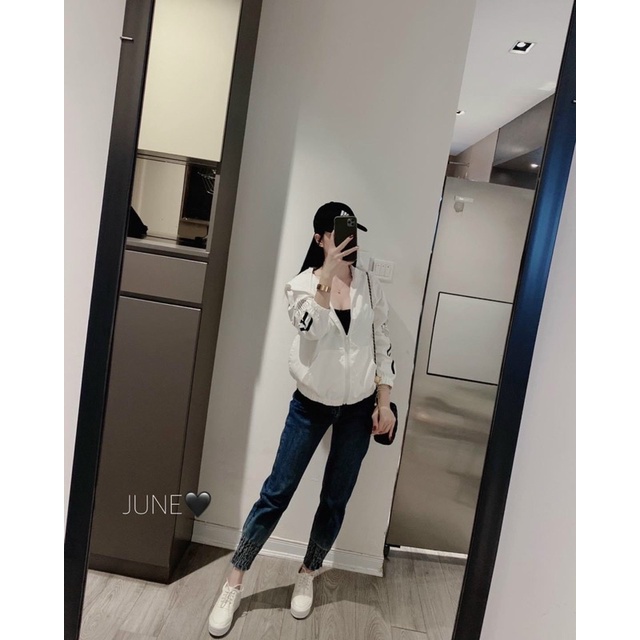 quần jean boy bo chun gấu loang xanh cực chất