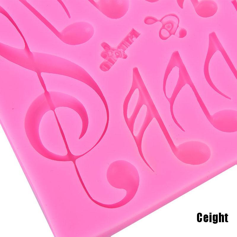 Khuôn Silicone Làm Bánh Hình Nốt Nhạc